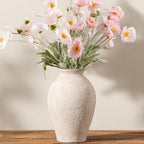 Ceramic Flower Vase Home Decor - Large Farmhouse Table Vases Rustic Vintage Living Room Kitchen Bedroom Decorations for House Book Shelf Office Coffee Desk Dining Fireplace (9" Rustic)