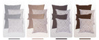 HPUK Decorative Throw Pillow Covers Set of 4 Square Couch Pillows Linen Cushion Cover for Couch Sofa Living Room, 18"x18" inches, Blue
