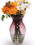 Vase for Flowers Small Glass Vases for Home Decor Table Centerpieces Living Room Bedroom Bookshelf Kitchen Modern Office Wedding Decoration Vintage Flower Vases Red White