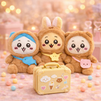 A-【Kawaii Lucky Scoop Suitcase Set】- 14" edition