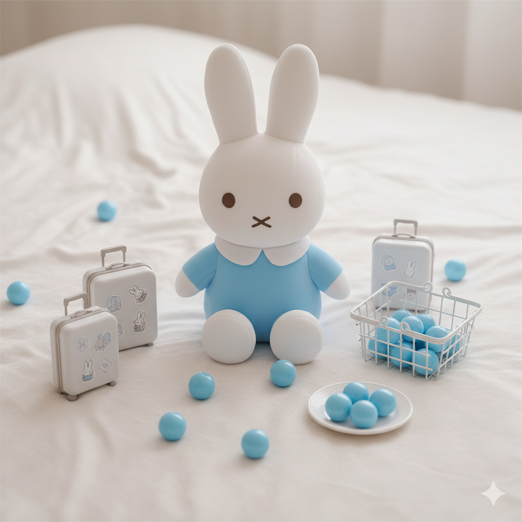 A-【Kawaii Lucky Scoop Suitcase Set】- 14" edition