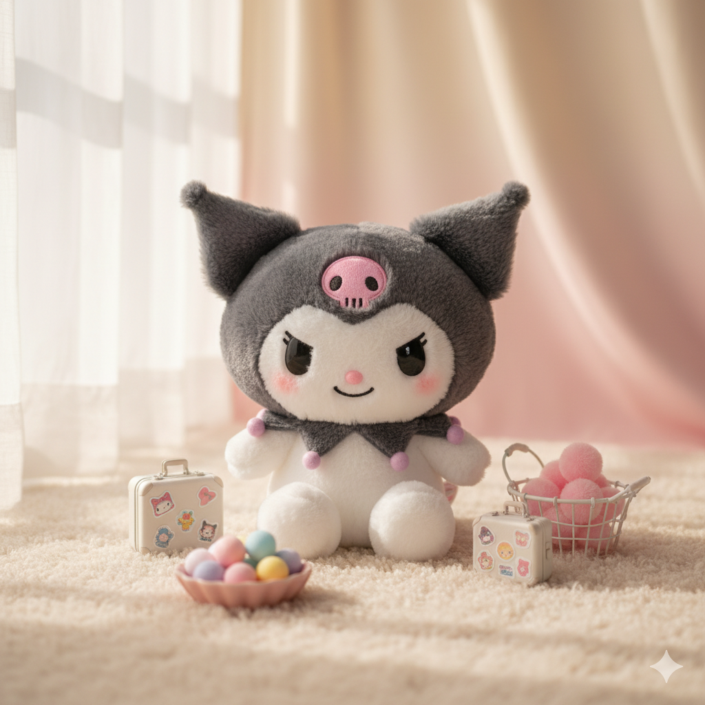 A-【Sanr,io】Lucky Scoop Suitcase Set – 14" Edition