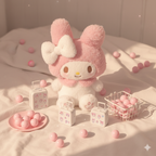 A-【Sanr,io】Lucky Scoop Suitcase Set – 14" Edition