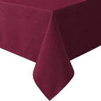 Linen Textured Table Cloths 60 x 120 Inch Premium Solid Tablecloth Spill-Proof Waterproof Table Cover for Dining Buffet Feature Extra Soft and Thick Fabric Wrinkle Free, Taupe