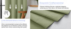 Sage Green Bedroom Blackout Curtains, 63inch (approx. 160.2cm) pieces set, solid insulated energy-saving rod pocket blackout curtains, width 40 x length 63inch (approx. 101.6cm), gray-green