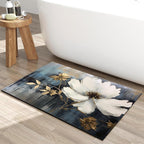 Bath Mat, 3 x 5ft, Ultra Soft and Non-Slip Bathroom Rugs, Water Absorbent and Machine Washable Bath Rug for Bathroom, Shower, and Tub